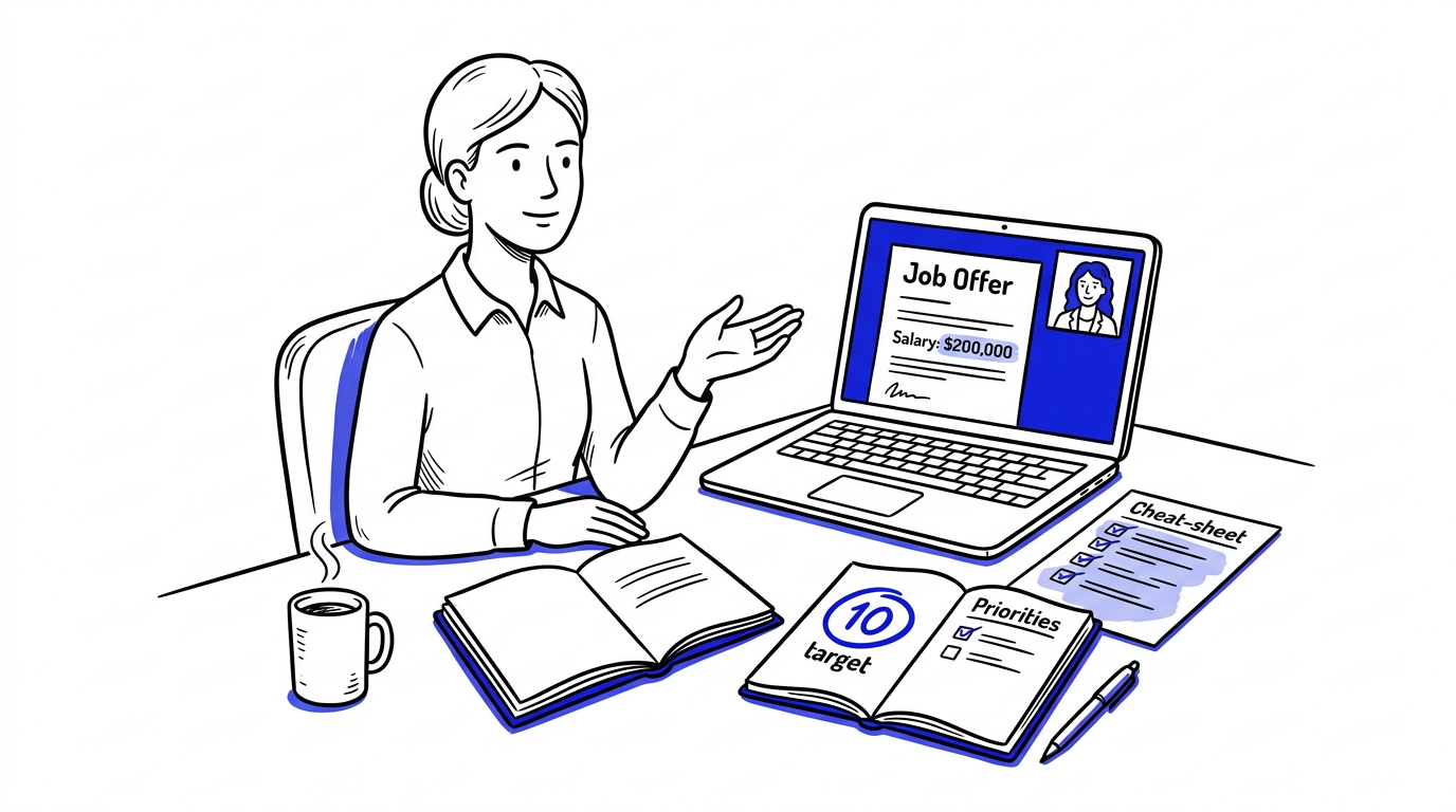 How to Negotiate a Job Offer: Scripts, Email Templates + Cheat Sheet featured image