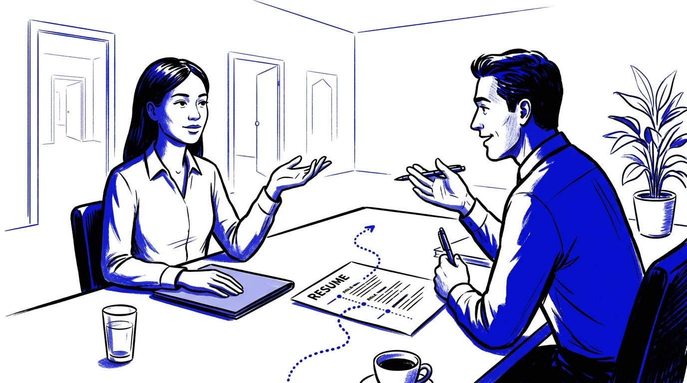 Cómo explicar el cambio frecuente de empleo en una entrevista (guiones reales que funcionan) featured image